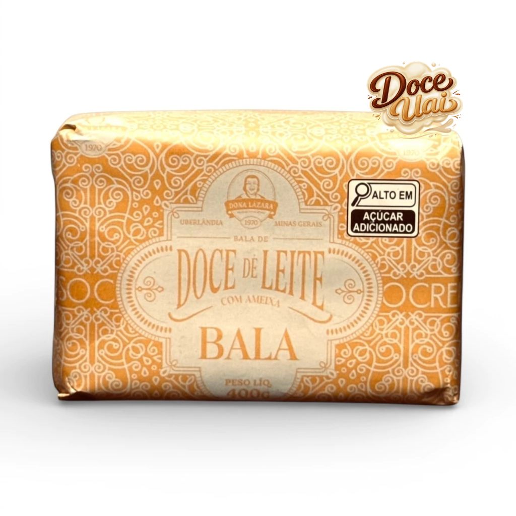Bala de Doce de Leite com Ameixa - Dona Lázara