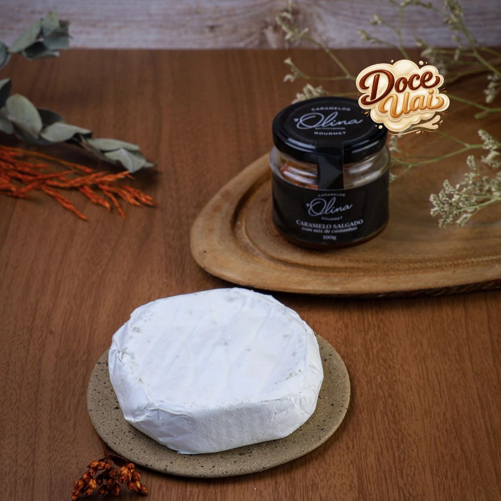 Queijo Bucaneve + Caramelo Salgado e Mix de Nuts
