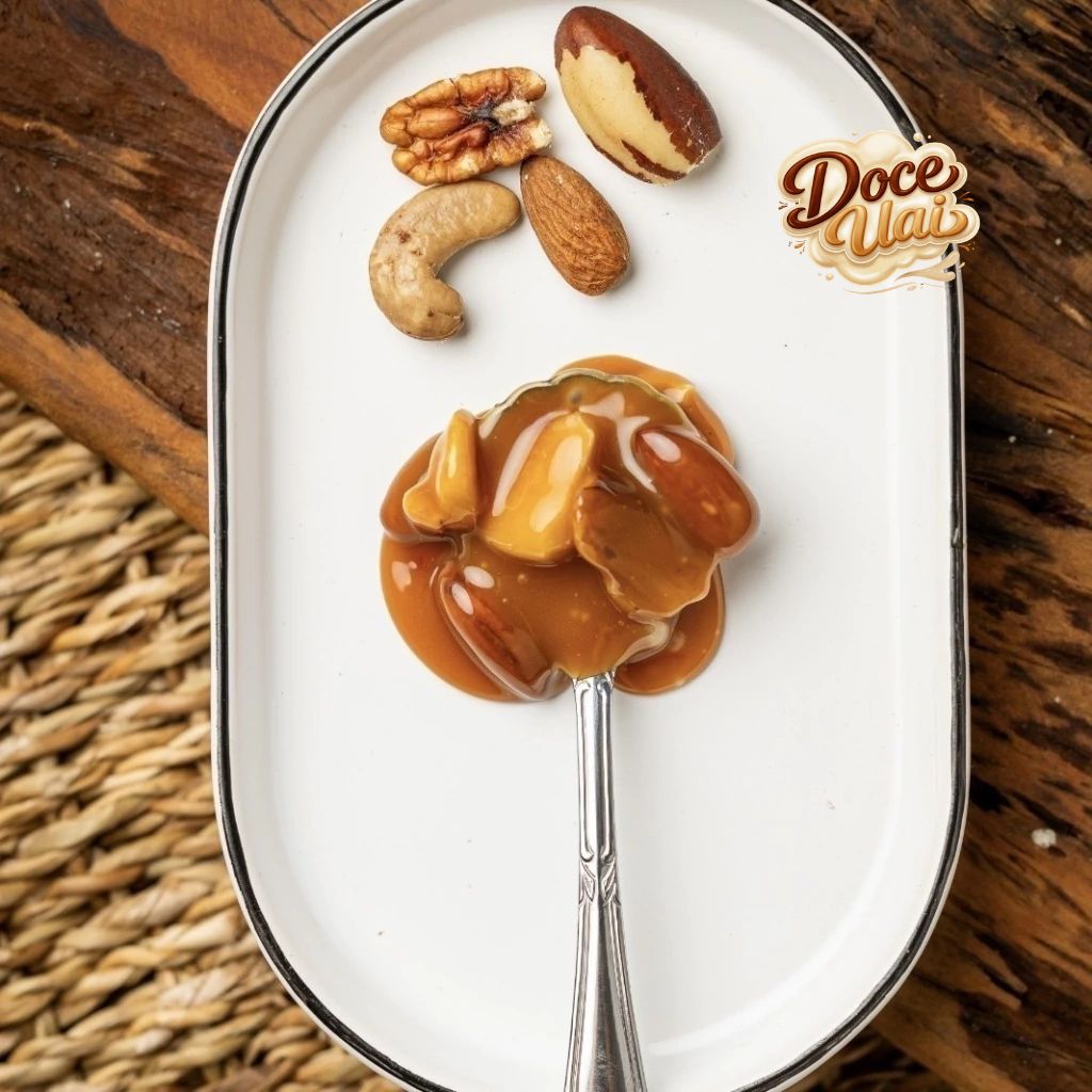Doce de Caramelo Salgado com Castanhas Selecionadas
