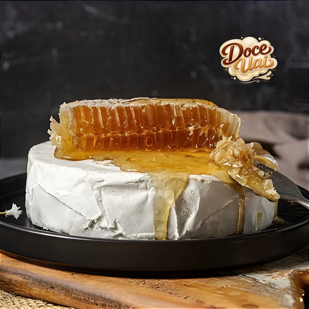 Kit Brie Artesanal 600g com Favo de Mel 400g