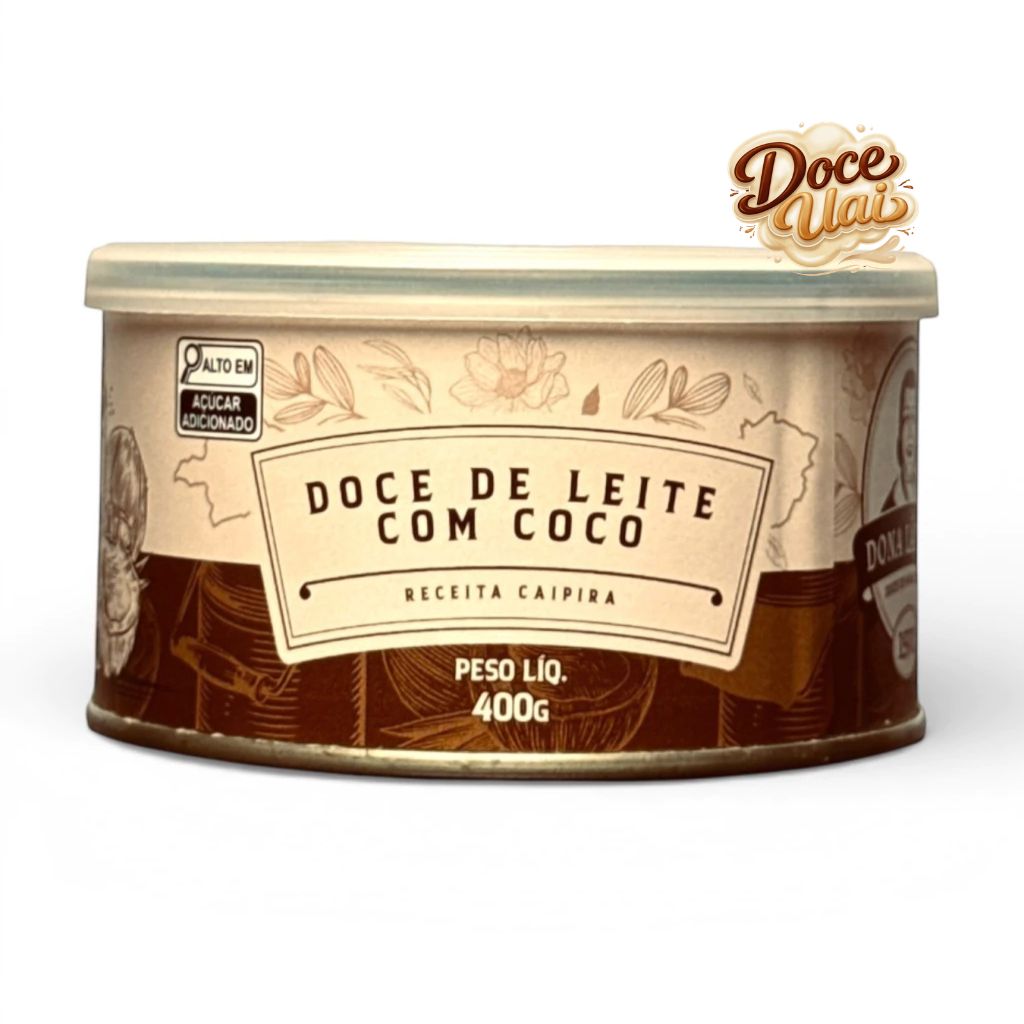 Lata Doce de Leite com coco - Dona Lázara