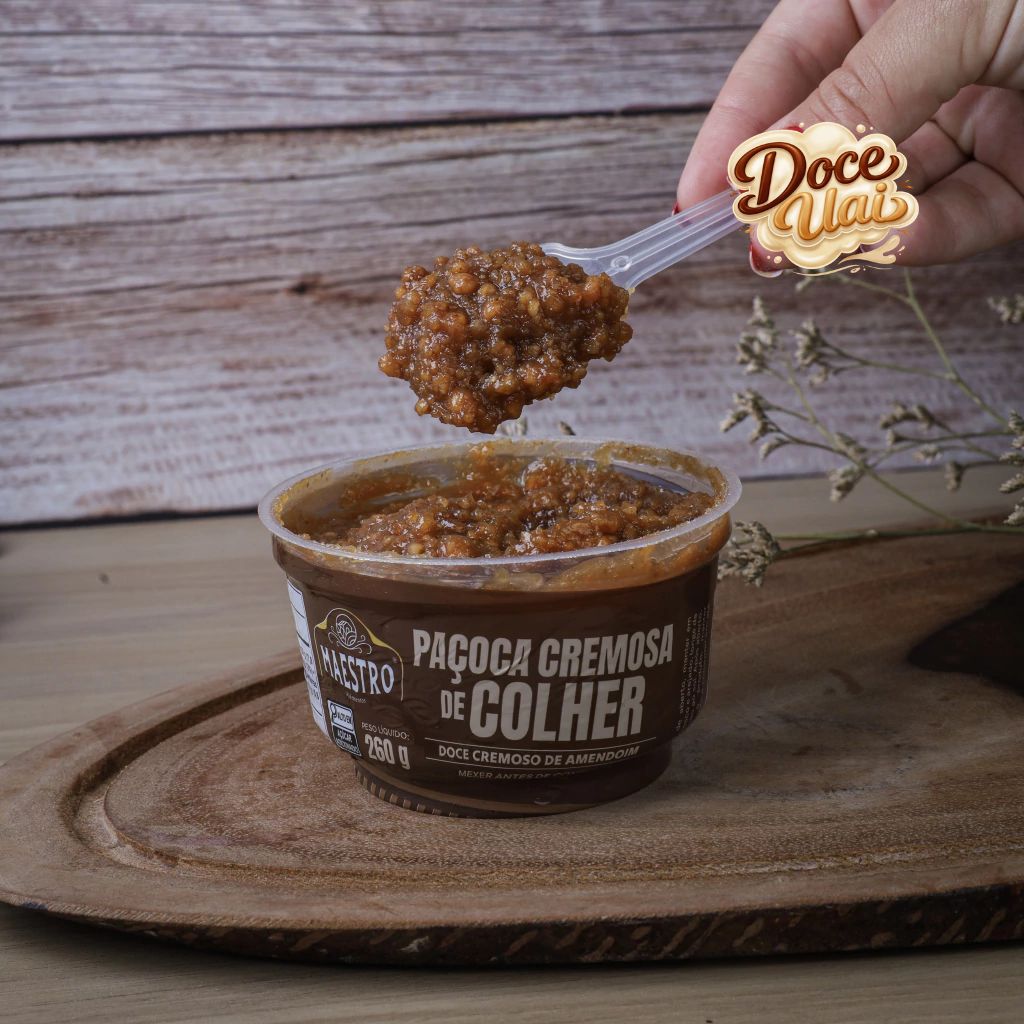 Creme de Paçoca para Comer de Colher