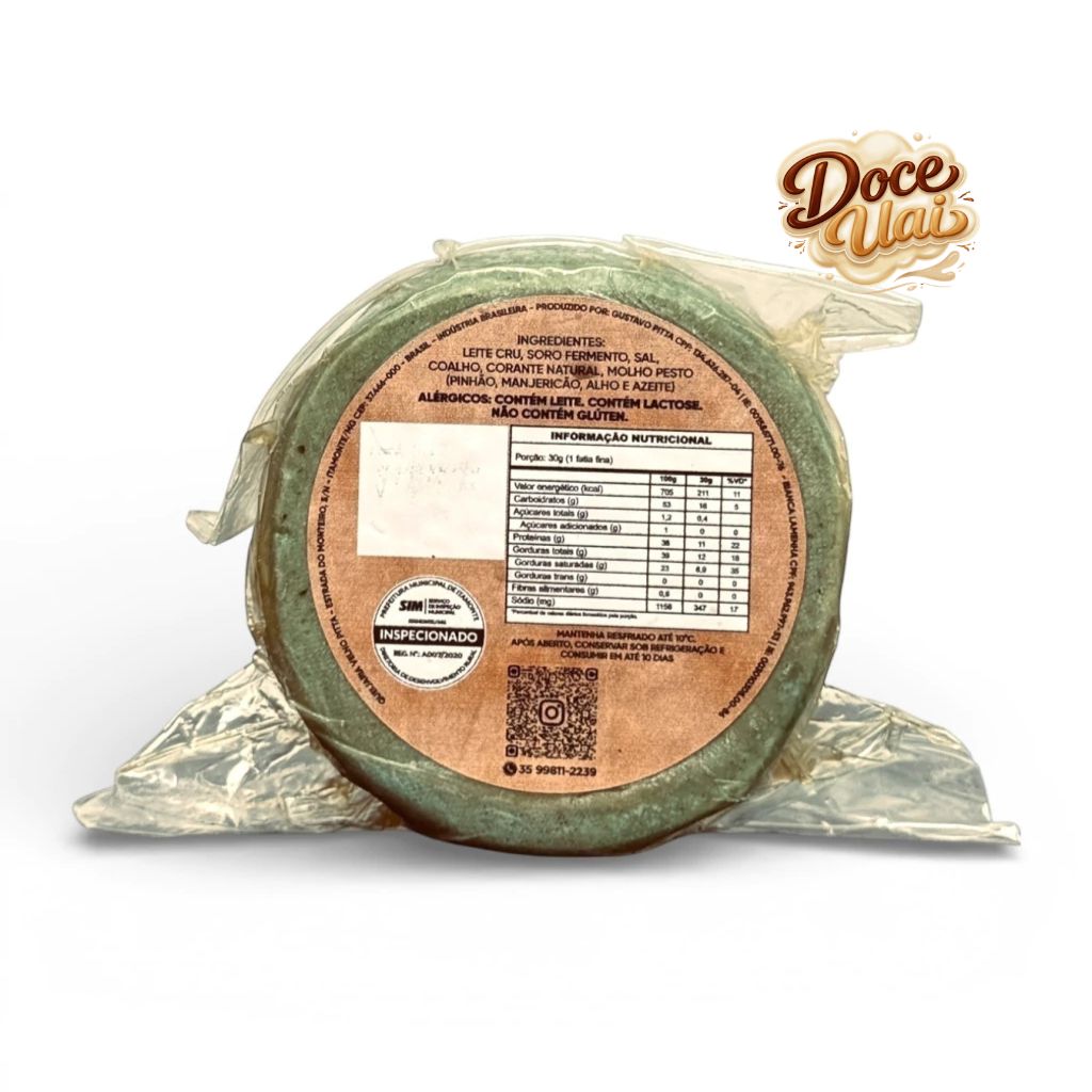 Queijo artesanal esmeralda - Velho Pitta