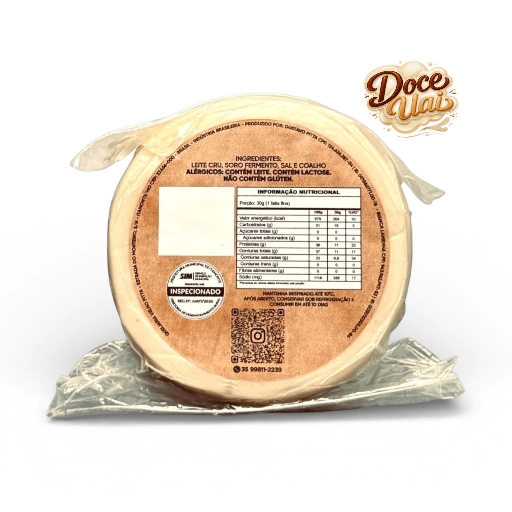 Queijo artesanal pérola - Velho Pitta
